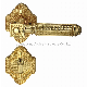  (C03 Series) Antique Design Brass Copper Home Golden Mortise Lever Handle Door Lock