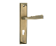 OEM Aluminum Zinc Alloy Pull Push Door Lever Plate Handle manufacturer