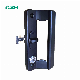 D Type Zinc Alloy Pull Handle with Latch Lock and Key for Single Point Sliding Window and Door-Czm06A