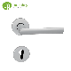  Cheap China Wholesale Apartment Fireproof Lever Type Round Rosette Door Handle Aluminum