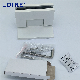  OEM ODM Factory Price Orb White Standard Duty Shower Hinges with Covers Wall to Glass Bathroom Door Clamps for Shower Door