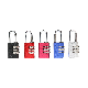 Combination 3 Candado Digital Password Aluminum Keyless Pad Lock Padlock with Harden Shackle manufacturer