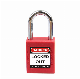  38mm Steel Shackle Industrial Loto Safety Padlock with Master Key