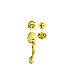 Brass High Quality Entrance Door Big Handle Lock manufacturer