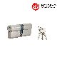  High Quality Lock Cylinde Brass Cylinder Lock High Security Euro Profile Solid Brass Double Opening Lock Cylinder