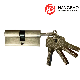 Mortise Door Cylinder Lock/OEM Pure Brass Master Key System Door Handle Lock Cylinder
