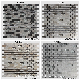 TV Background Decorative Strip Mix Glass Wall Tile Marble Mosaic manufacturer