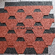  Hexagon Mosaic Asphalt Shingle Bitumen Roofing Sheet Covers Roof Shingle
