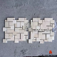  French Style Beige Marble Mosaic Pattern Tiles