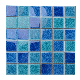  Cheap Design Multicolor Customized Swimming Pool Floor Porcelain Mosaics Tile