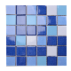  48X48mm 23X23mm Mixed Color Glazed Porcelain Mosaic Pool Tiles Ceramic Philippines for Swimming Pool