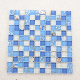 Garden 8mm Thickness with Shell Blue Color Glass Mosaic