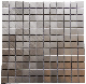  Square Silver Texture Surface of Stainless Steel Mosaic Tile