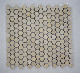 Cheap Price Mosaic Tile Floor Patterns Spanish Beige Penny Round Mosaic manufacturer