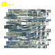 Foshan Manufacturer Building Material Long Strip Crystal Glass Mosaic Wall Tiles