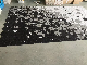 White and Black Marble Star Design Wall Tile Mosaic