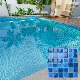Foshan Hot Sale Wholesale 12X12 Anti Slip Blue Ceramic Porcelain Mosaic Tile for Swimming Pool