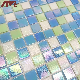 Foshan 300X300mm Indoor Wholesale Blue Swimming Pool Crystal Mosaic Ceramics Tiles