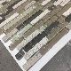 Hotel Decorative Building Glass Brown Color Irregular Design Chip Size Artificial Wall Tile Natural Stone Marble Mosaic Crystal Glass Mosaic manufacturer