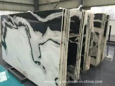 Polished White Marble Tiles/Slabs Panda White Marble Countertop/Flooring/Wall/Project