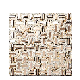 Luxury Design Natural Stone Mix Metal Rose Gold Stainless Steel Mosaic Tile Decorative