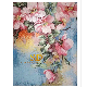 Exquisitive Wall Mosaic Panel Decor Pink Lily Flowers/Flora Glass Mosaic Tile Pattern manufacturer