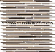 Thin Strip Grey Brown Glass Mosaic Tile manufacturer