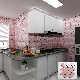 295 X 335 mm Fan Shape Design Kitchen Wall Tile Porcelain Mosaic manufacturer