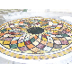  Round Mosaic Tile Luxury Style Natural Marble Stone Floor Decoration for House