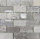 Gray Pattern Crystal Mix Rock Shinning Natural Stone Mosaic manufacturer