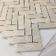 Natural Stone Herringbone Shape Fishbone Wall Decoration Stone Marble Mosaic (S527004) manufacturer