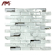 Factory Wholesale White Glossy Surface Toilet Wall Crystal Glass Mosaic Tile