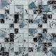  300X300 Indoor Use Ice Crack Fiberglass Mesh Crystal Mosaic Tile