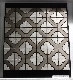 Flower Pattern Design Grey and White Marble Mosaic for Bathroom Floor Tiles manufacturer