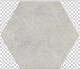 The Art Grey Hexagonal Brick of 200X230mm Matt Finished Tiles Foshan Supplier manufacturer