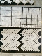 White Carrara Marble Mosaic Patterns for Interior & Exterior Decoration