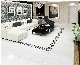  Glossy Surface Ivory White Nano Polished Soluble Salt Porcelain Floor Tiles