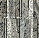 Stacked Pattern Gray Marble Stone Mosaic Tile