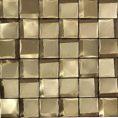 Luxuary Gold Color Metallic Mosaic for Wall