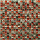  SPA and Bathroom Red Decorative Glass Stone Mosaic Tile