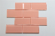  Orange Color Glass Mosaic Subway Tile Super Market Supply