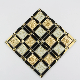 Gold Color Fantasy Glass Mosaic Tile Decorative, Patterns Glass Mosaic Tile