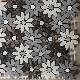 Flower Pattern Waterjet Stone Marble Mosaic Tile manufacturer