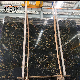 China Polished Athens Black Portoro Gold Marble Mosaic for Flooring/Wall/Kitchen/Bathroom/Home/Countertop Decoration