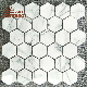  Carrara White Marble Honed Mosaic Floor Tile
