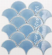  Grey Blue Fish Scale Ice Crack Mosaic for Swimming Pool Wall Floor