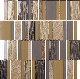 Strip Brick Yellow Glass Crystal Mix Aluminum Mosaic Tile manufacturer