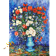 Sweet Style Flower Mosaic Wall Panel with Birds Mural for Big Walls in Bathroom/Living Room of Home manufacturer