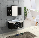  201/304 Stainless Steel Modern Mosaic Wall Bathroom Cabinet with Mirror