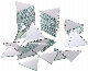  Mirrors Tiles Triangular Mirrors Mosaic Mirror Tile DIY Glass Art Wall Door Home Decorations